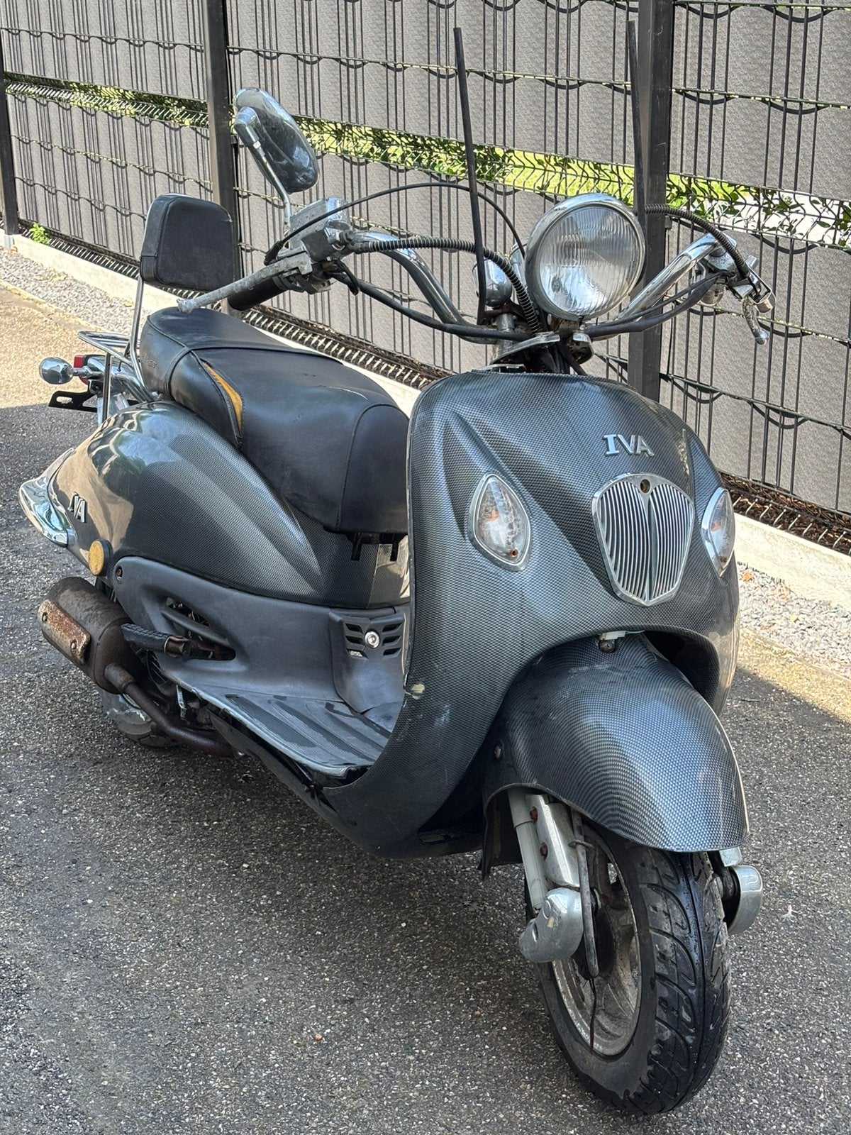 Iva retro scooter, Ophalen, Gebruikt