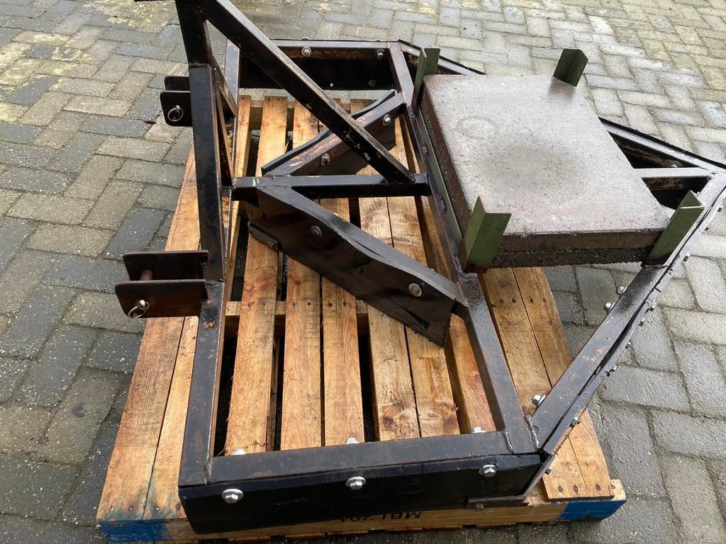 V schaaf v schuif grondschuif grondschaaf vlakker tractor, Ophalen