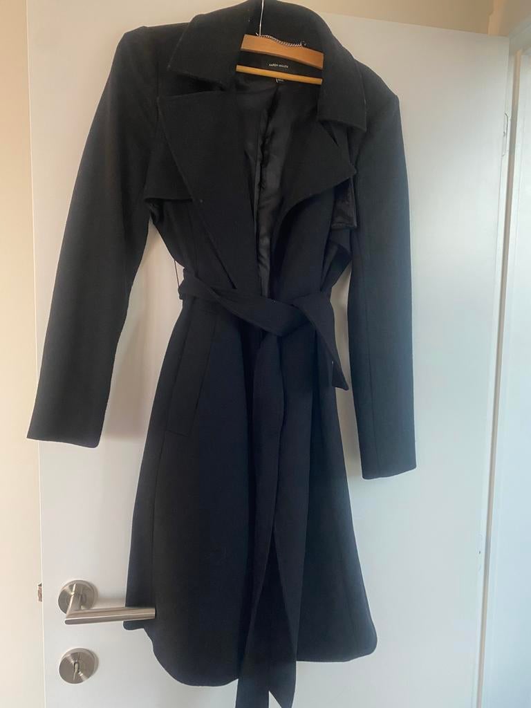 Karen Millen jas maat 40, Enlèvement, Comme neuf, Taille 38/40 (M), Noir