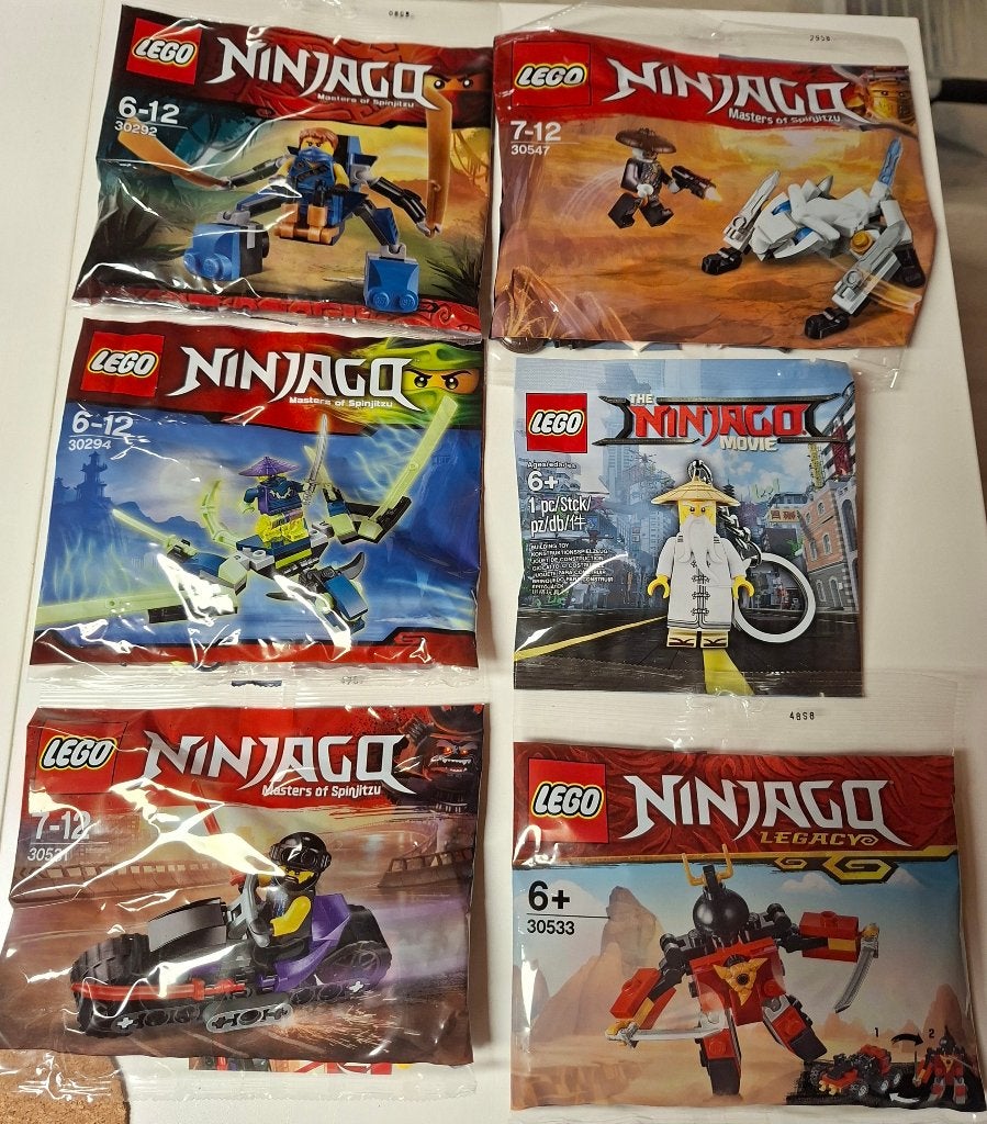Lego Ninjago polybags (diverse jaartallen), Neuf, Enlèvement ou Envoi, Lego, Ensemble complet