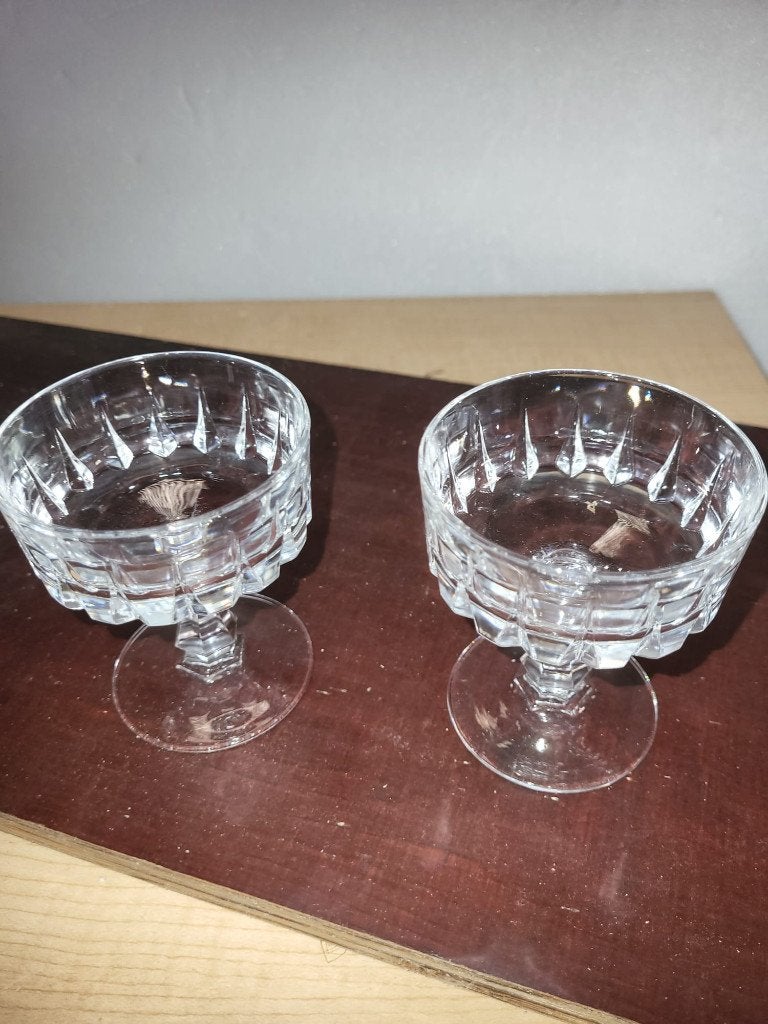 2 borrelglazen, Maison & Meubles, Cuisine | Vaisselle, Enlèvement ou Envoi, Comme neuf, Verre, Verre ou Verres