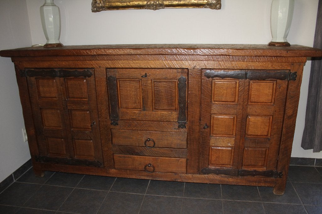 Dressoir in volle eik, Huis en Inrichting, Ophalen