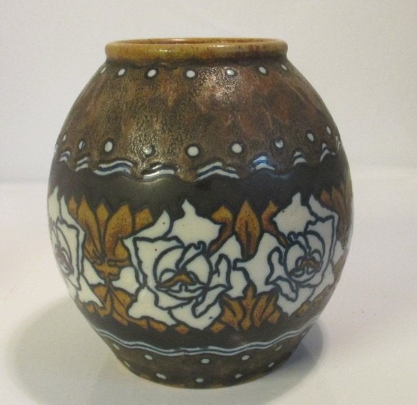 vase art déco Boch Keramis Catteau GRES 197, Enlèvement ou Envoi