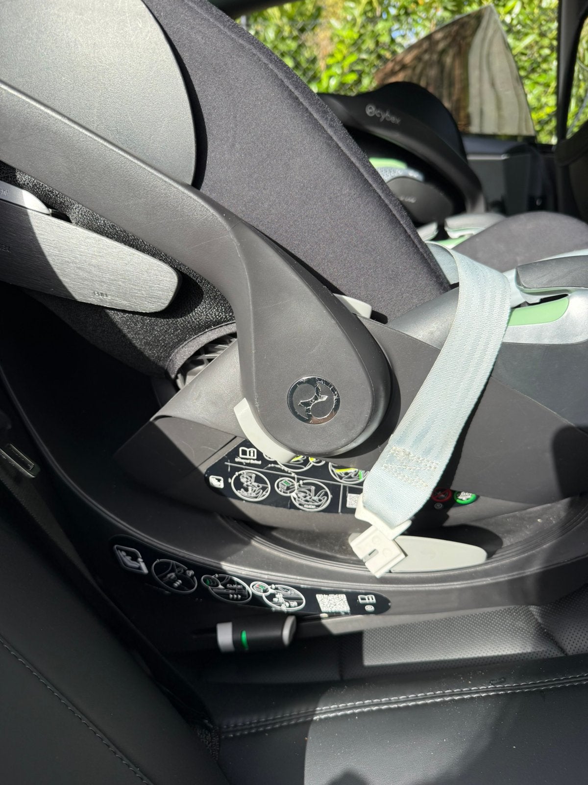 Isofix + autostoel cybex, Ophalen, Zo goed als nieuw