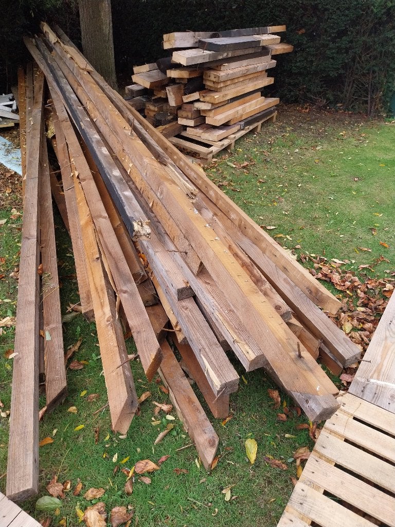 Kepers dak - 42 stuks, Bricolage & Construction, 50 mm ou plus, Enlèvement, Utilisé, Imprégné