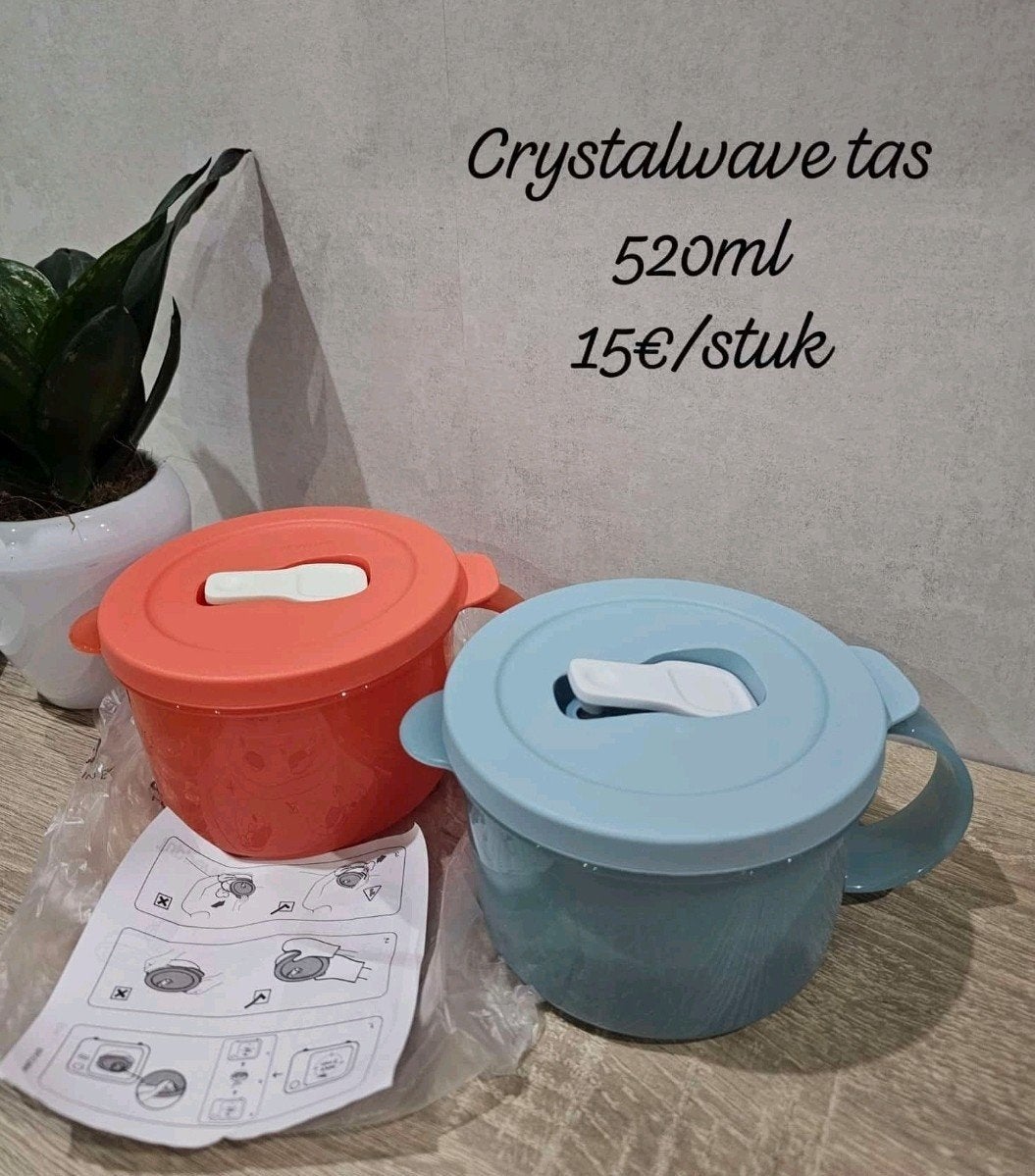 Tupperware crystalwave tas, Huis en Inrichting, Keuken | Tupperware, Ophalen of Verzenden, Nieuw