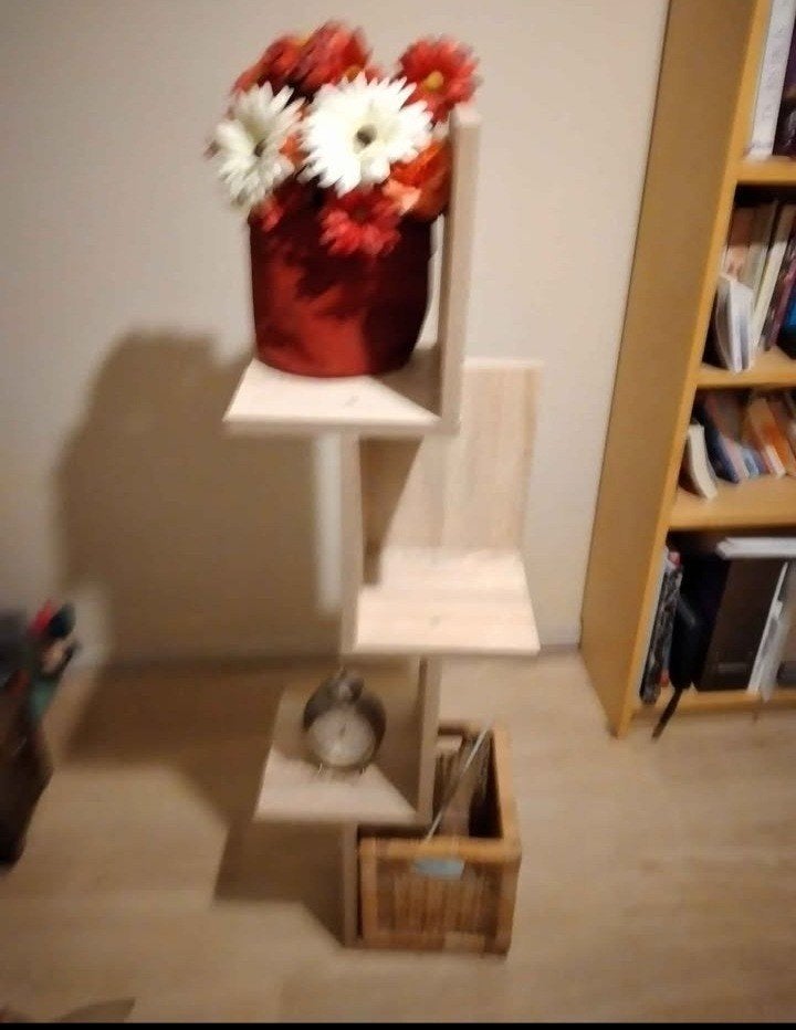 étagère beige, Huis en Inrichting, Woonaccessoires | Etagères, Ophalen, Gebruikt, Etagère