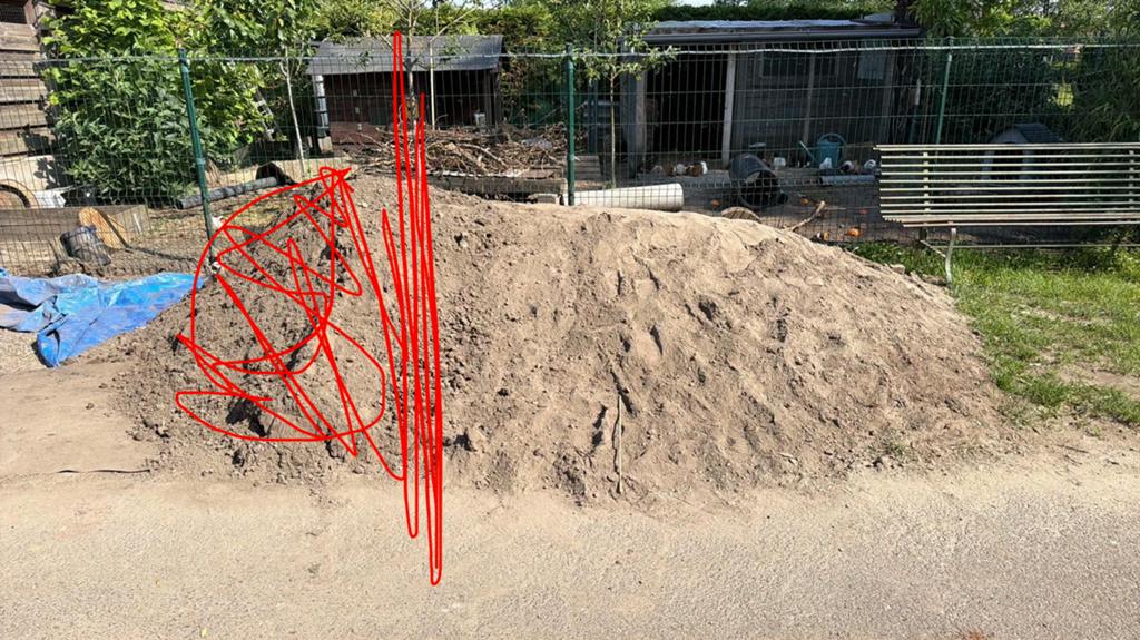 Opvulgrond, Tuin en Terras, Zand, Ophalen