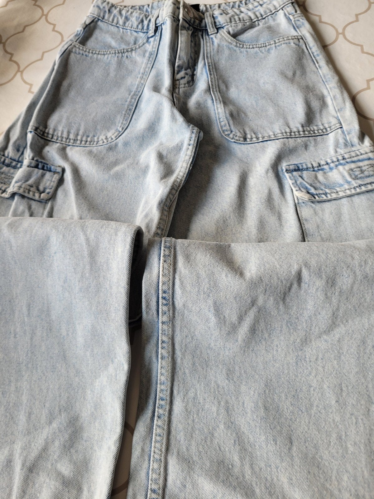 jeans maat 15 jaar., Kinderen en Baby's, Kinderkleding | Maat 176, Broek, Meisje, JBC, Ophalen of Verzenden