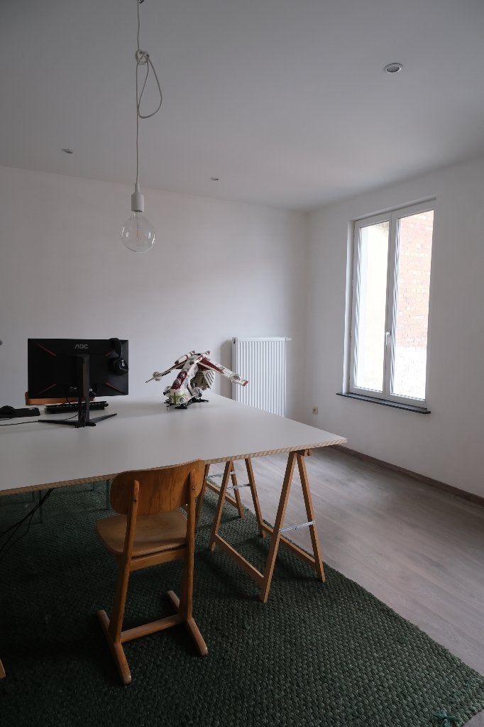 Schragen tafel - 2 stuks - multiplex - 2,00x0,80m, Huis en Inrichting, Ophalen, Zo goed als nieuw, Overige materialen, Wit