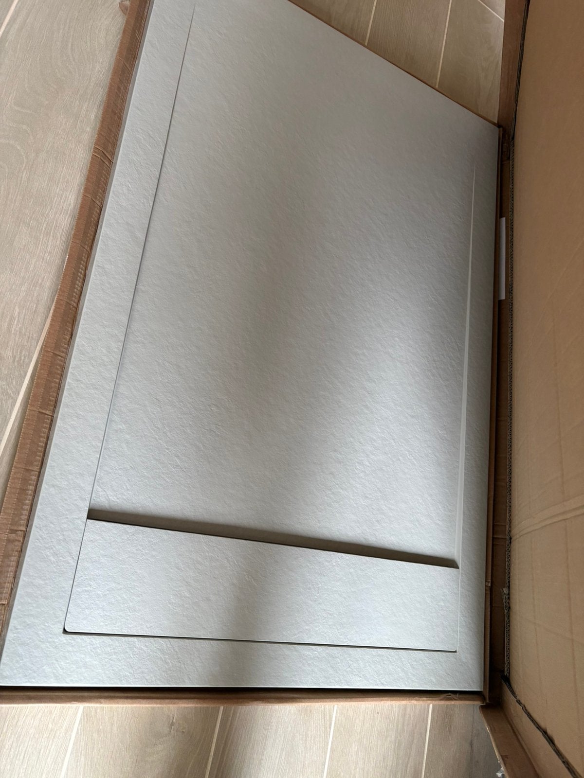 Douchebak 120x80cm zijdegrijs NIEUW, Ophalen of Verzenden, Nieuw, Steen, Douche