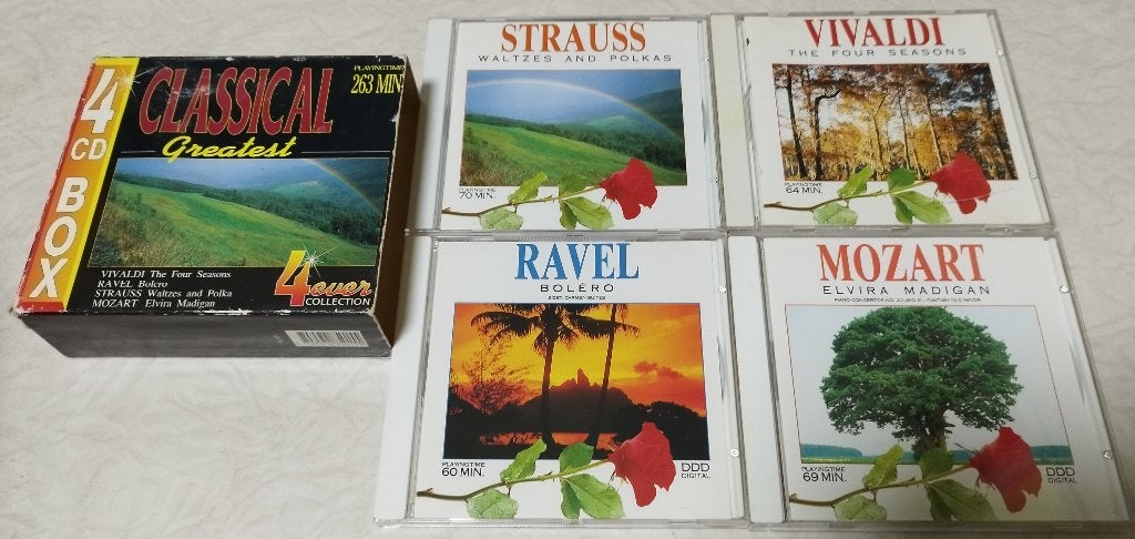 CD's klassiek. 4 CD Box 5 CD box, Ophalen of Verzenden, Zo goed als nieuw, Overige typen