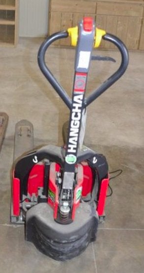 Elektrische transpallet Hangcha CBD12‑W2M‑1 – 1200 kg, Enlèvement, Utilisé