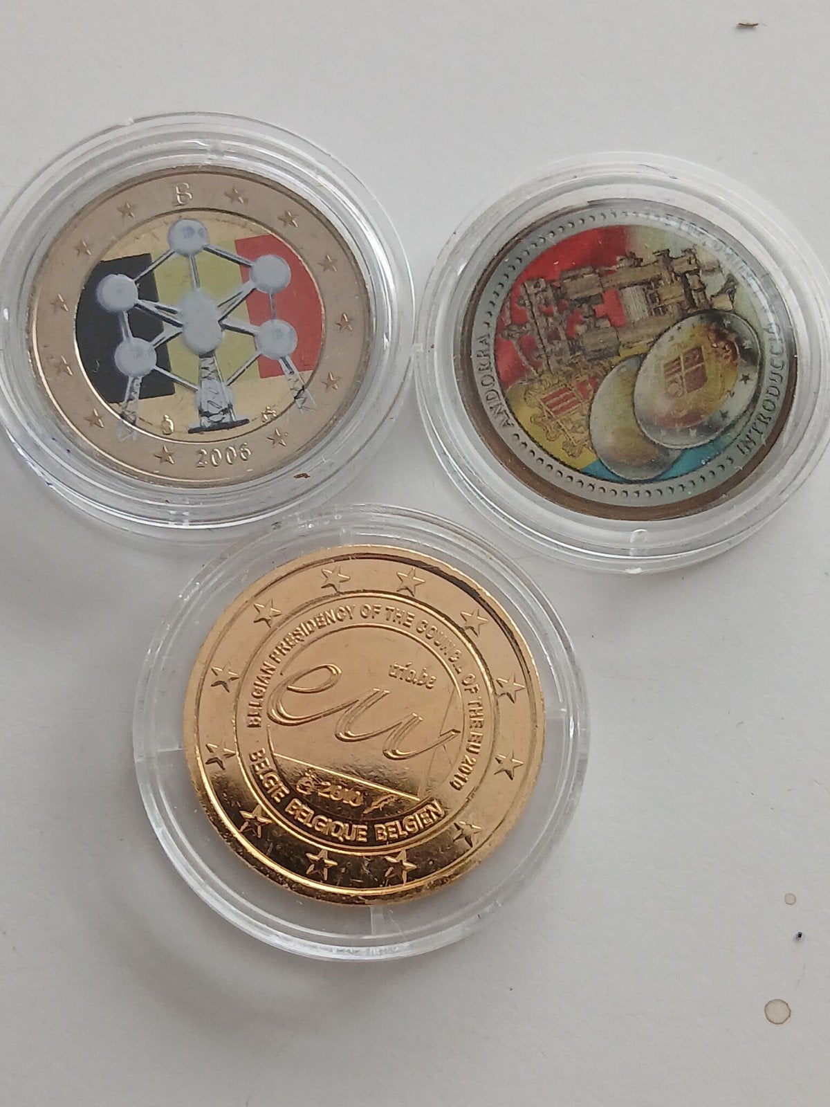 2 euro munten,2 gekleurd., Postzegels en Munten, Munten | Europa | Euromunten, Ophalen of Verzenden, 2 euro