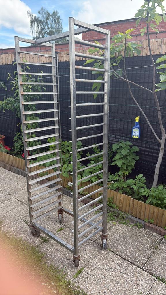 Inox rek, Doe-het-zelf en Bouw, Steigers, Ophalen, Zo goed als nieuw
