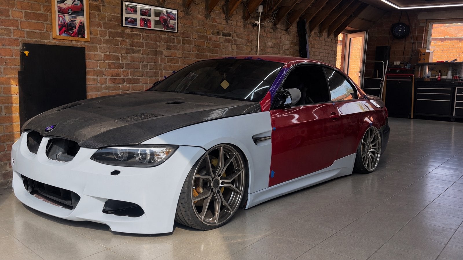 BMW E93 328i Cabrio 3.0 N52B30 M Pack – Airride – M3 Look, Cabriolet, Handgeschakeld, 2 deurs, Euro 4