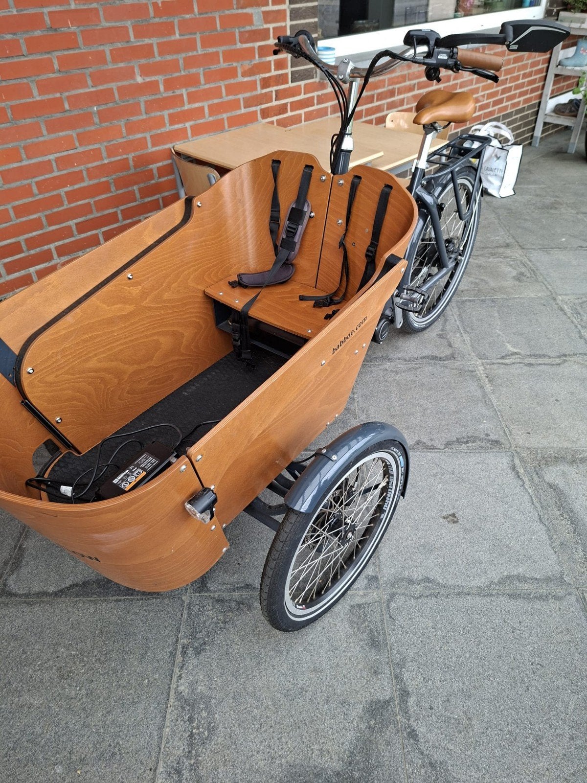 Bakfiets met maar 630km, zo goed als nieuw., Fietsen en Brommers, Ophalen
