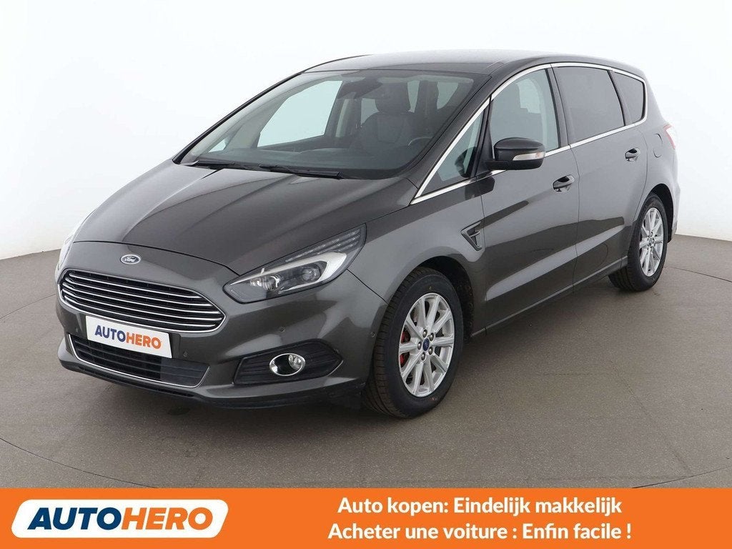 Ford S-Max 2.0 TDCi Titanium (année de construction 2016), Cuir, Argent ou Gris, Achat, 5 portes