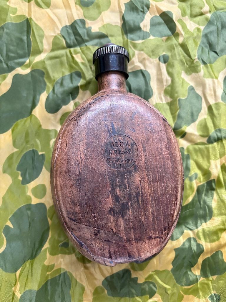 Tweede wereldoorlog Duitse afrikakorps veldfles 1942, Verzamelen, Militaria | Tweede Wereldoorlog, Landmacht, Overige typen, Ophalen of Verzenden