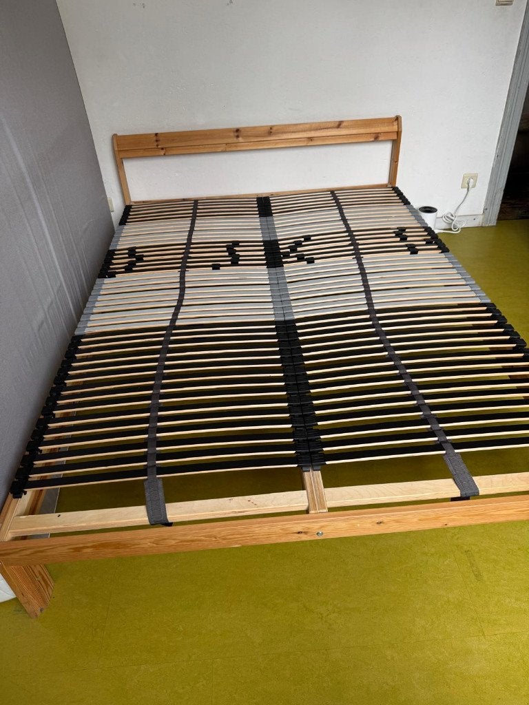 Bed + lattoflex + matras, Ophalen, Gebruikt, Overige kleuren, 140 cm