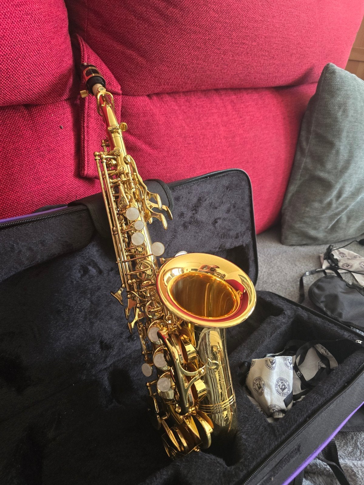 Saxophone soprano courbe de SML Paris nation SC 620, Muziek en Instrumenten, Blaasinstrumenten | Saxofoons, Sopraan, Ophalen