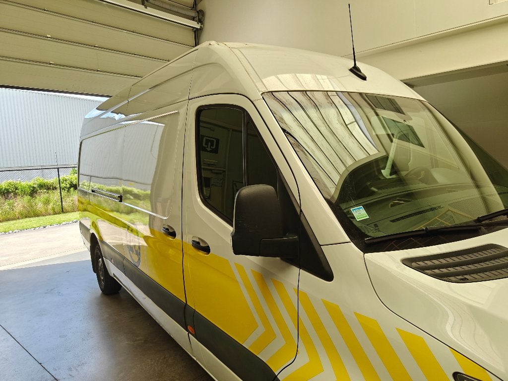 Mercedes Benz Sprinter 2021 , 170 PK, L3 H2, Auto's, Automaat, Achterwielaandrijving, Euro 6, Wit