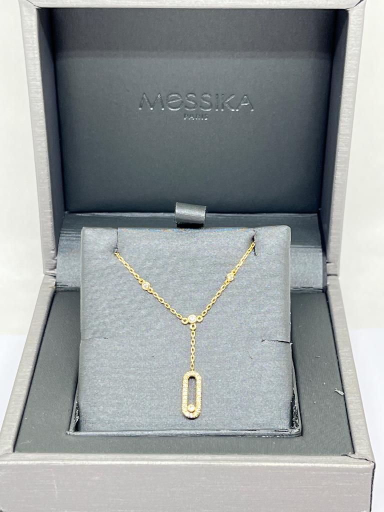 Messika Diamant Enkelband, Enlèvement ou Envoi, Neuf, Or, Avec bracelets à breloques ou perles