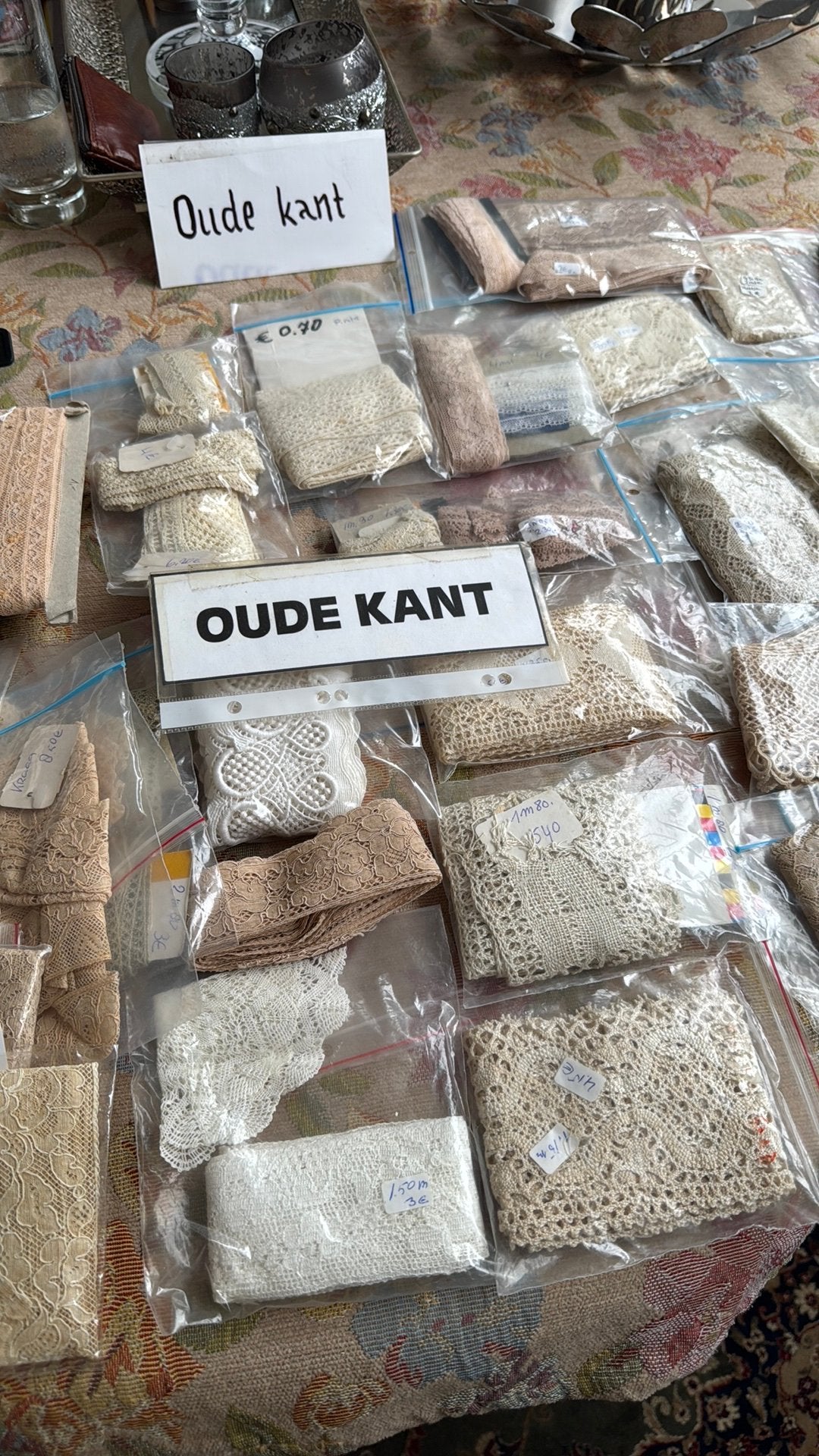 Oude kant, Ophalen, Nieuw