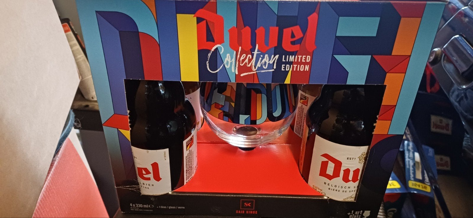 duvel geschenkbox, Verzamelen, Ophalen of Verzenden, Nieuw, Glas of Glazen, Duvel