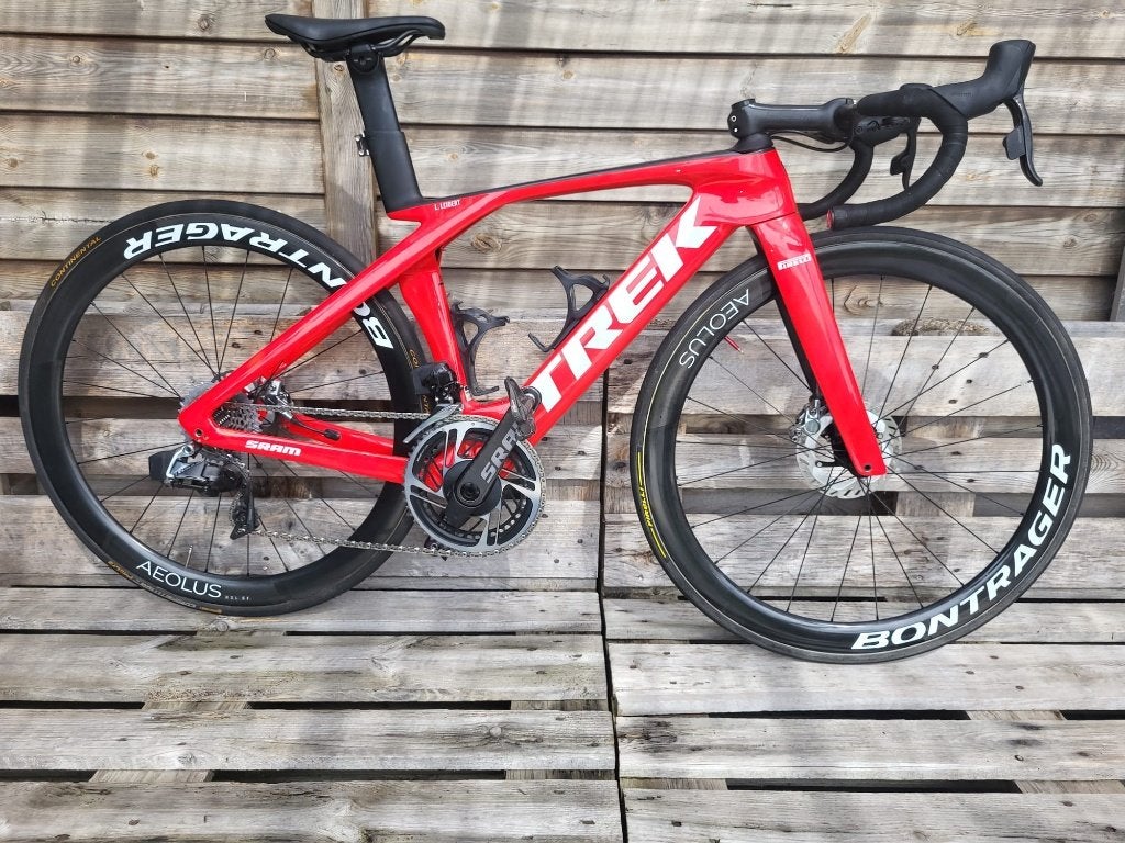 Trek madone segafredo maat 50 Sram Red, Gebruikt, Carbon, 49 tot 53 cm, Meer dan 20 versnellingen