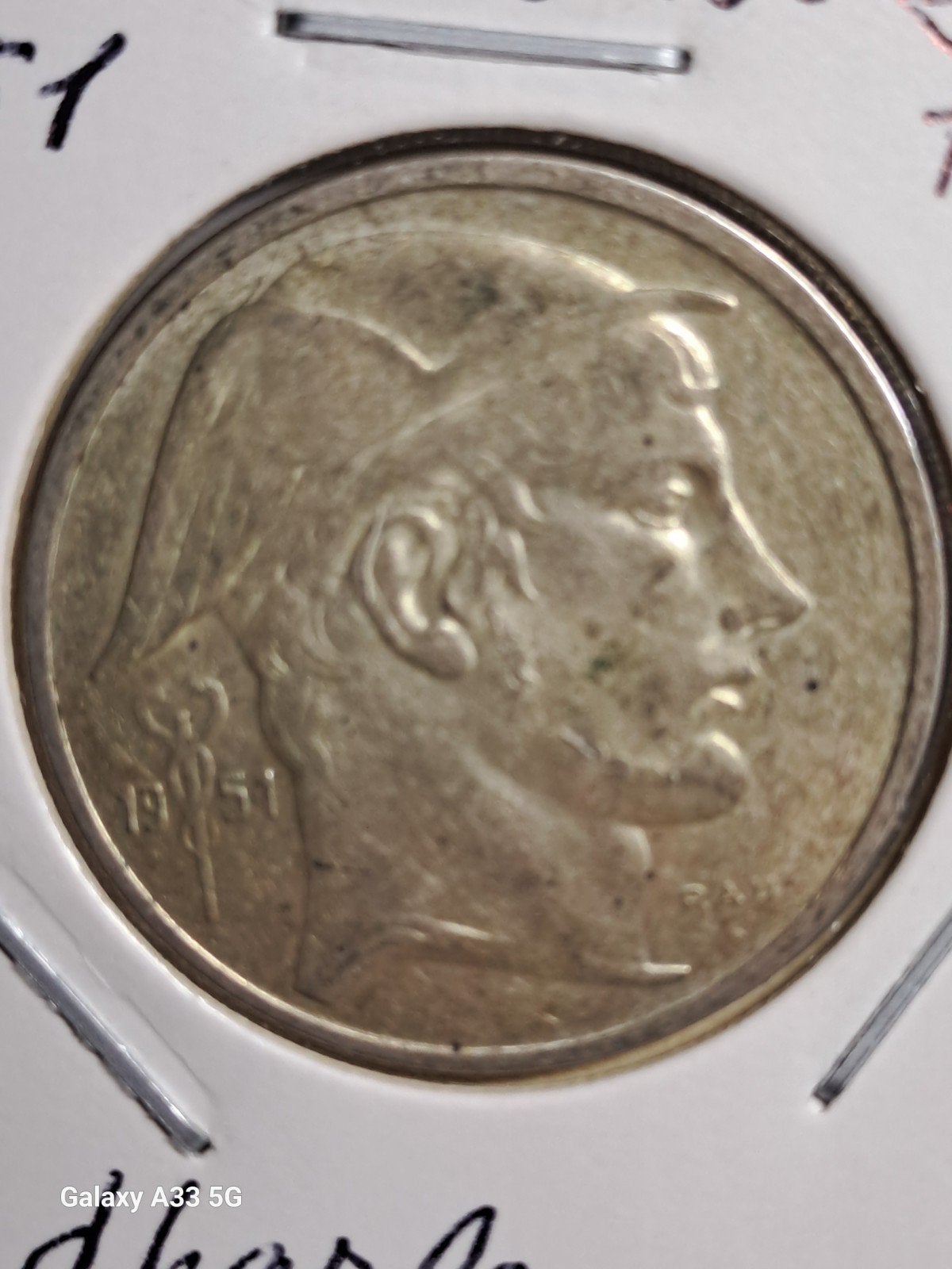 Belgique-Prince Charles-50 francs 1951fr., Enlèvement ou Envoi, Argent, Monnaie en vrac, Argent