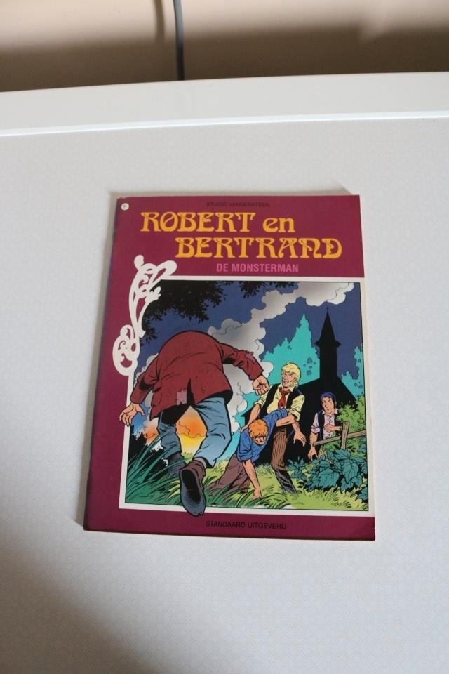 Robert & Bertrand Nr 91 : De monsterman - 1-ste druk 1991, Eén stripboek, Ophalen of Verzenden, Gelezen