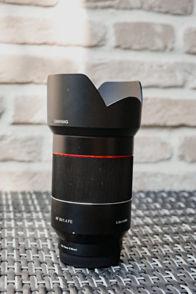 Samyang 35mm F1.4 AF Groothoek (Sony E), Ophalen, Sony E-mount, Samyang, 35 mm