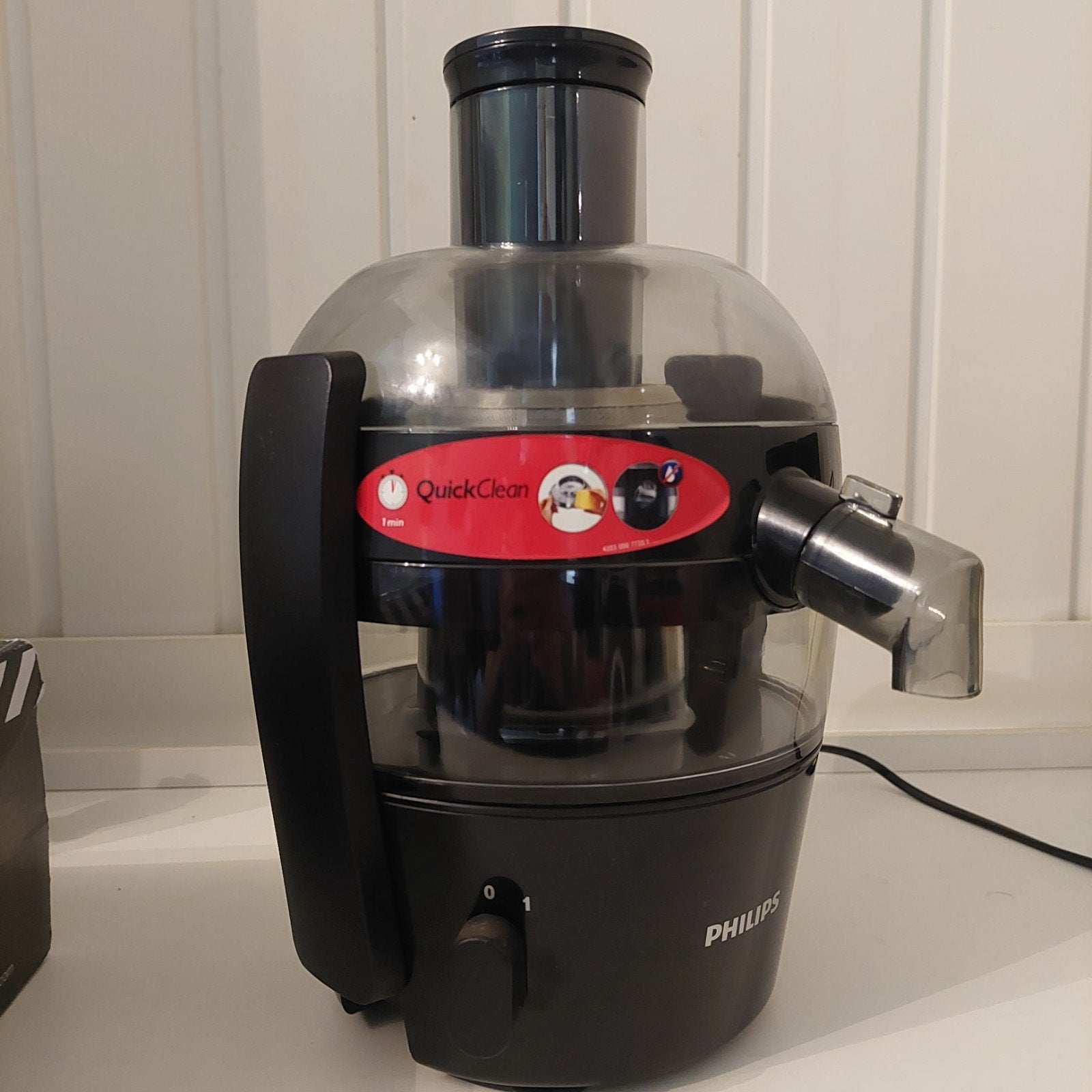 Philips sap centrifuge, Enlèvement