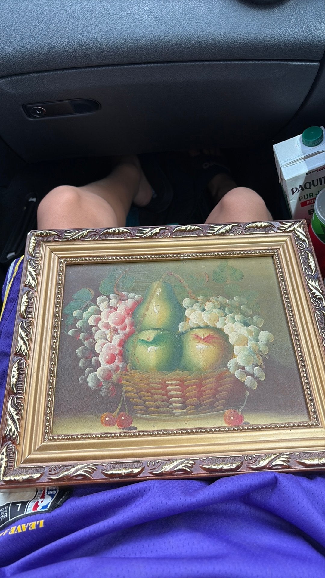 Mooi schilderij fruitmand, Antiek en Kunst, Kunst | Schilderijen | Klassiek, Ophalen, Doek, Stilleven, Origineel werk
