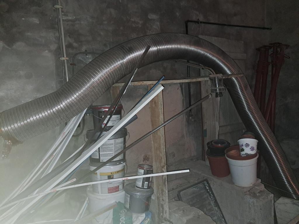 Tube flexible inox 200mm double paroi, Enlèvement, Inox
