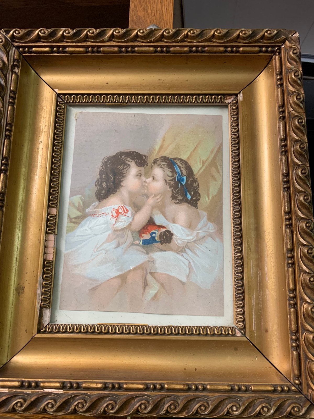 Victoriaanse chromolithografie, Overige stijlen, Ophalen of Verzenden, Print, Papier