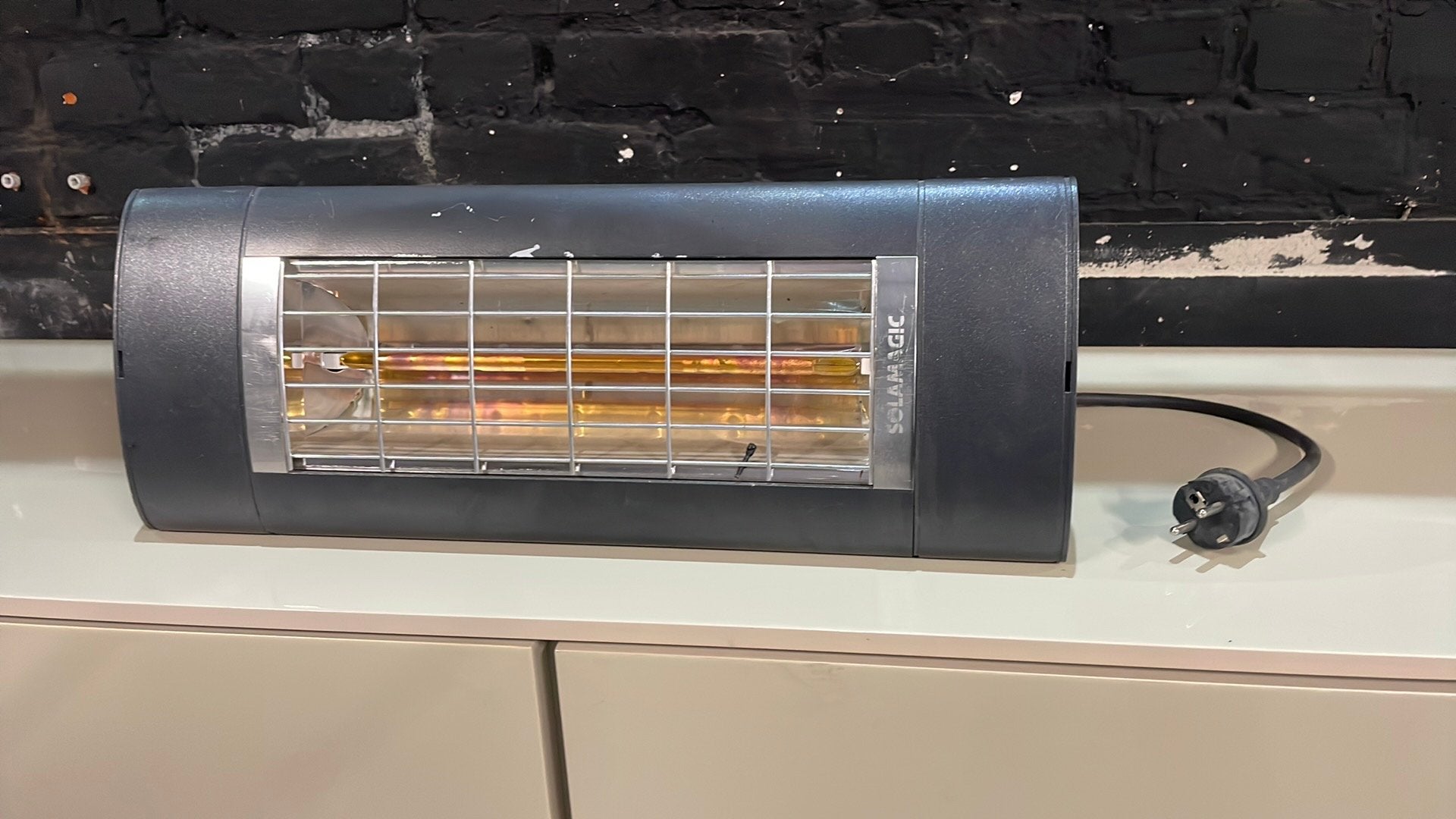 Infraroodstraler terrasverwarmer solamagic, Tuin en Terras, Ophalen, Zo goed als nieuw
