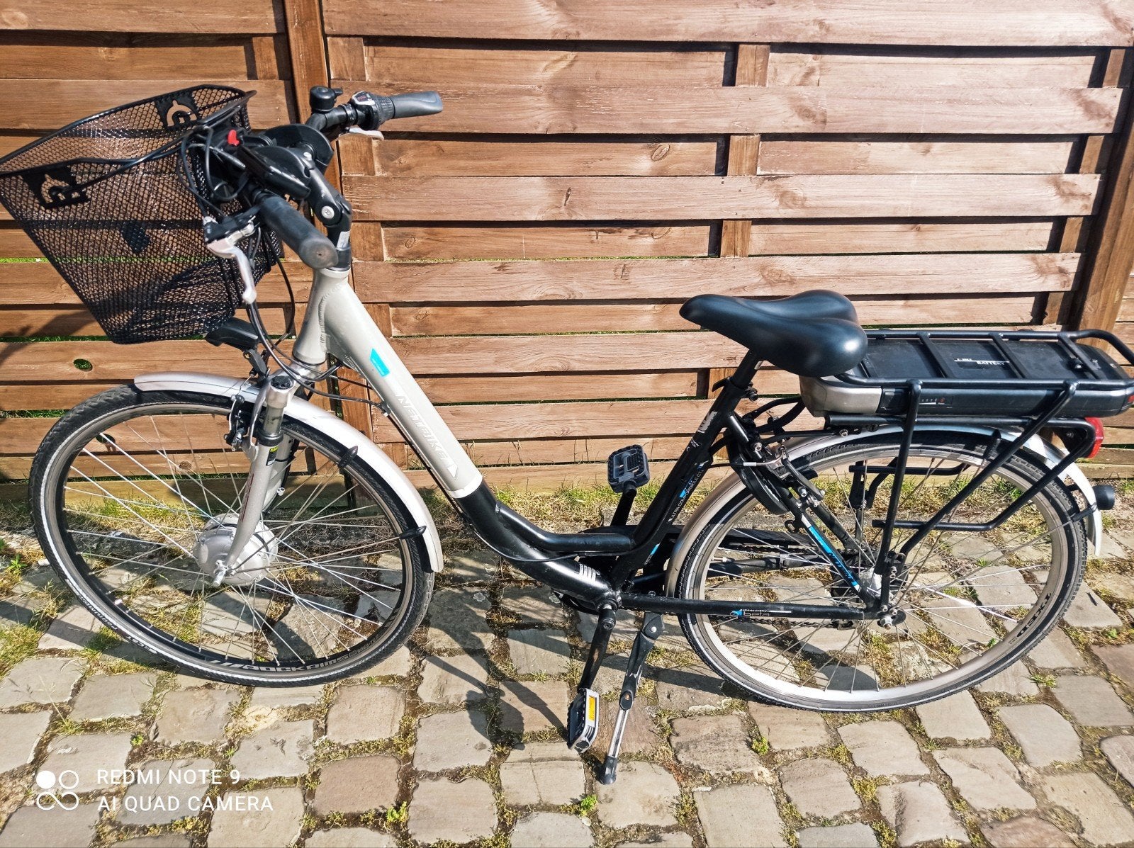 Elektrische damesfiets, Ophalen