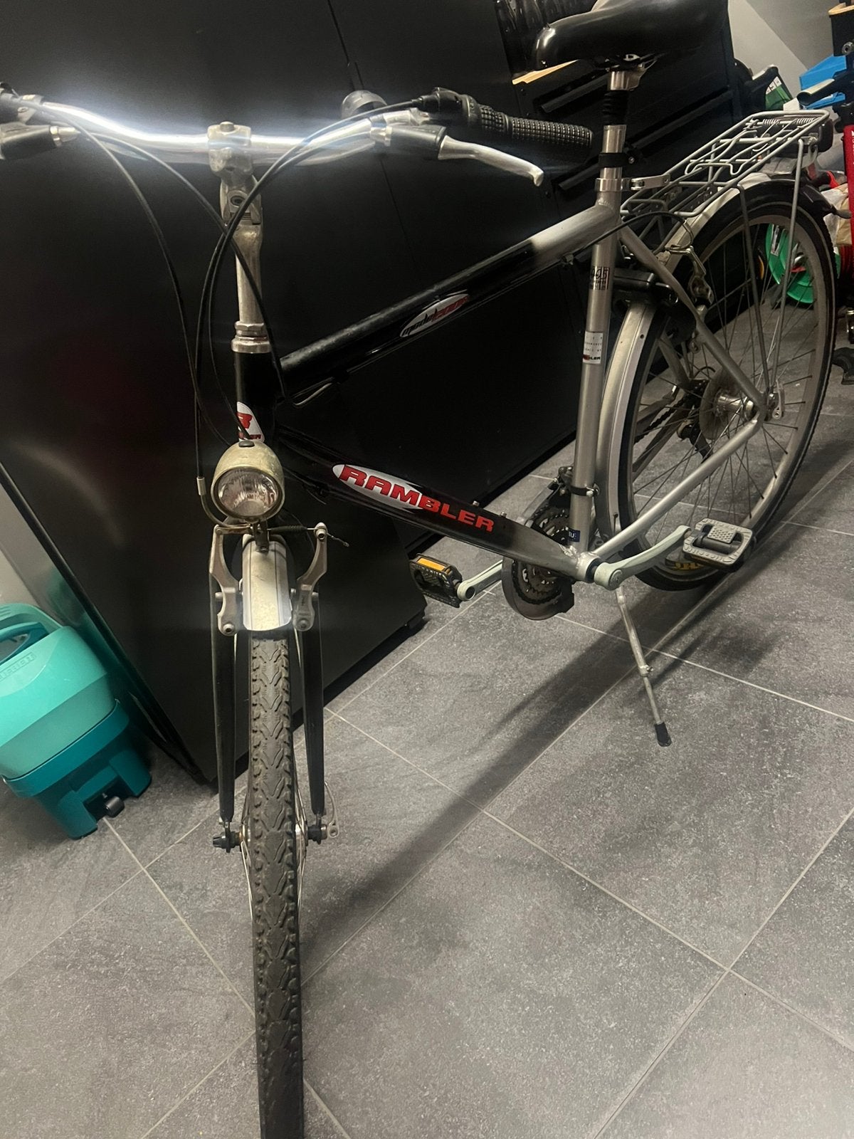 Herenfiets, Fietsen en Brommers, Gebruikt, Velgrem, Versnellingen, Ophalen