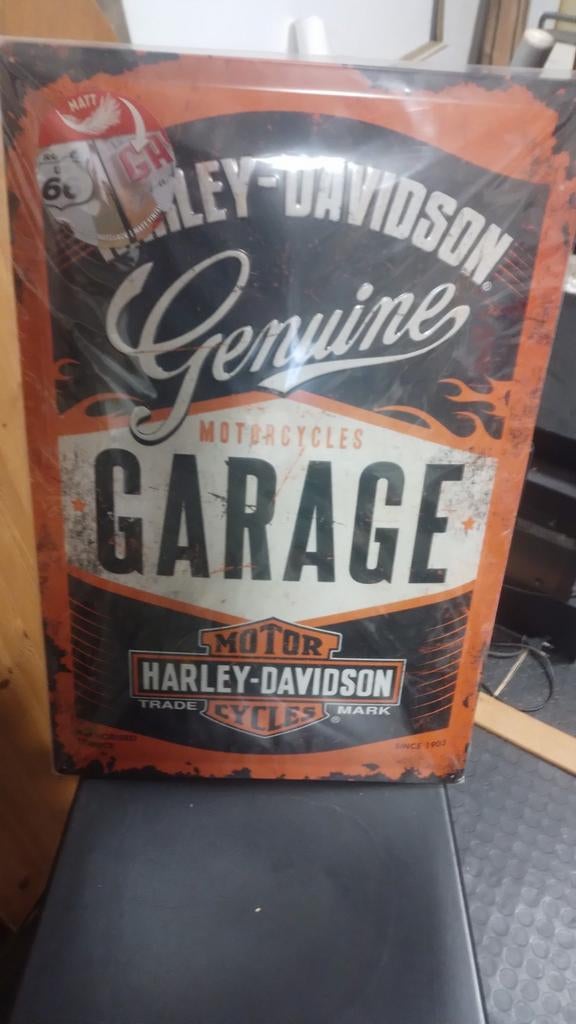 Hd garage plaat, Motoren, Ophalen