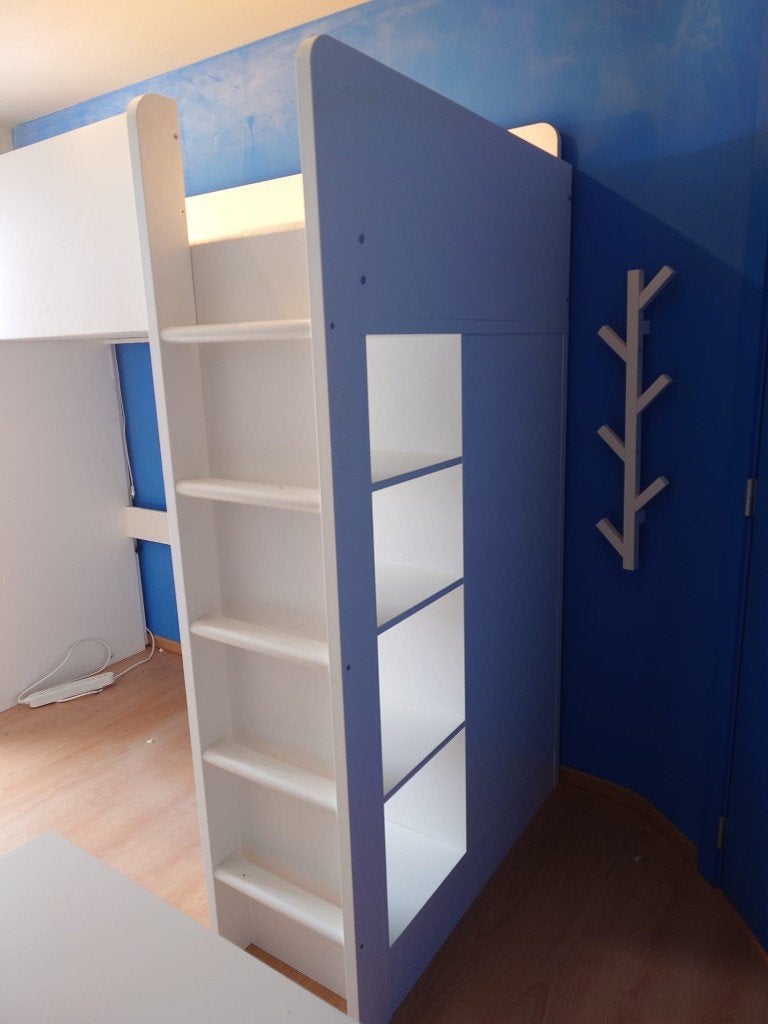 SMÅSTAD IKEA hoogslaper met boekenkast, Ophalen, Gebruikt, Hoogslaper