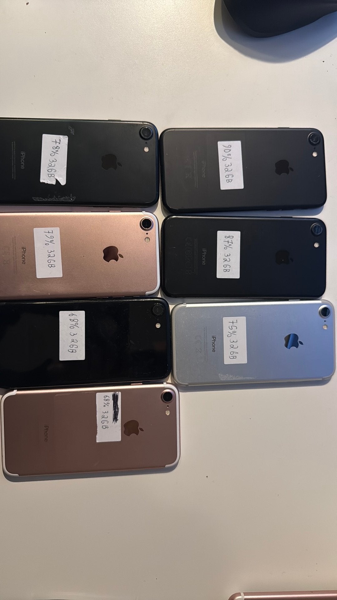 7 stuks iphone 7, Telecommunicatie, Ophalen, Zo goed als nieuw, IPhone 7