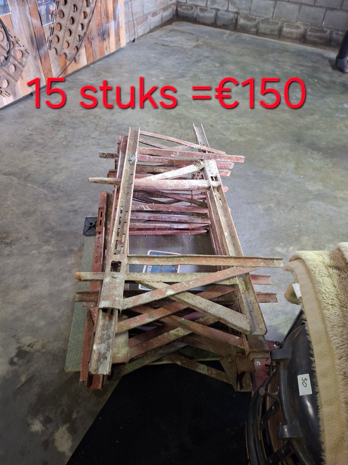 15 balkklemmen, Ophalen