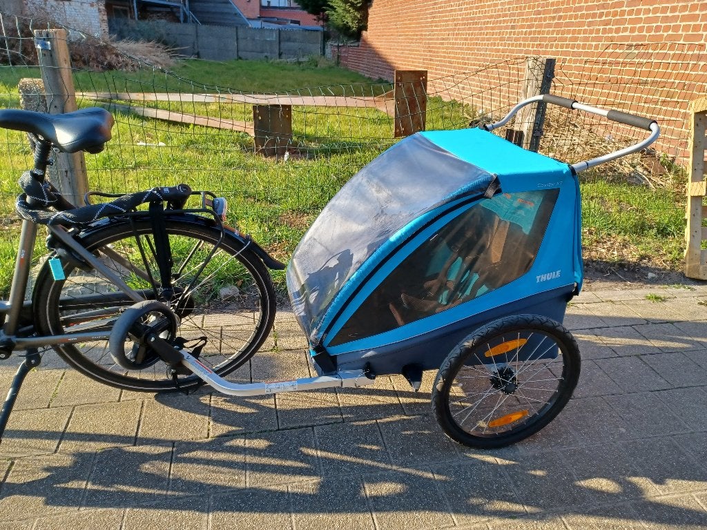 Thule Fietskar Coaster 2 XT, Ophalen, Opvouwbaar, Zo goed als nieuw, Thule / Chariot