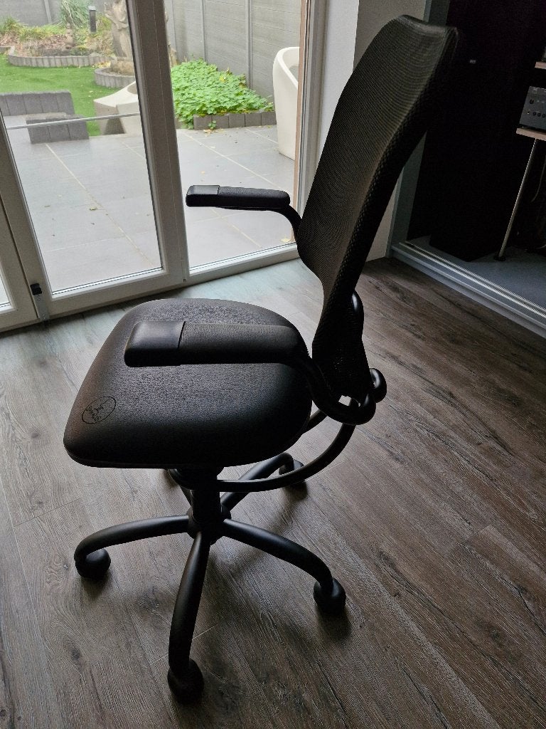 Spinalis Ergonomische bureaustoel, Ophalen, Zwart, Zo goed als nieuw, Bureaustoel