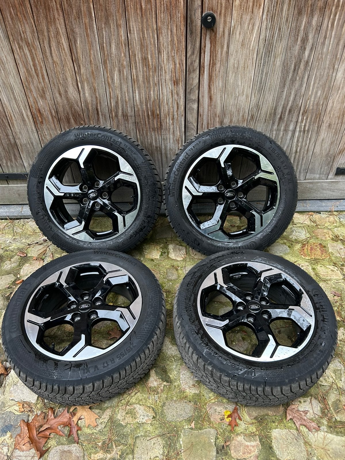 Splinternieuw en origineel set Ford velgen en banden, Ophalen, 215 mm, Banden en Velgen, Nieuw