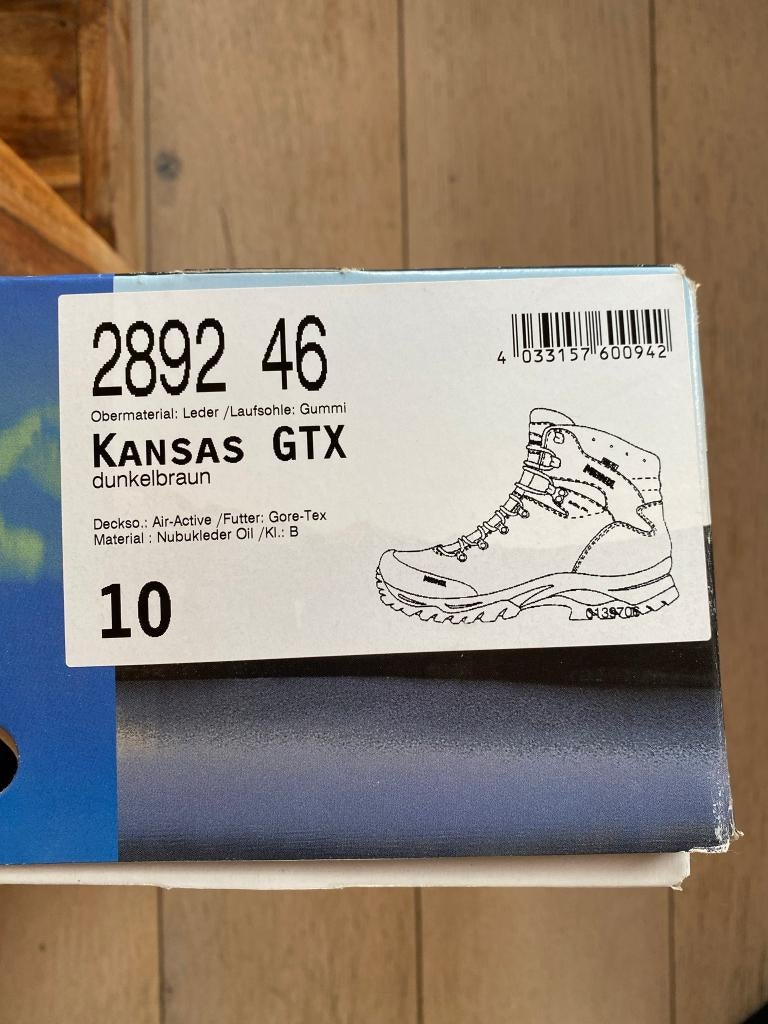 Meindl Kansas  GTX classe B, Sport en Fitness, Bergsport en Wandelen, Zo goed als nieuw, Schoenen, Ophalen of Verzenden