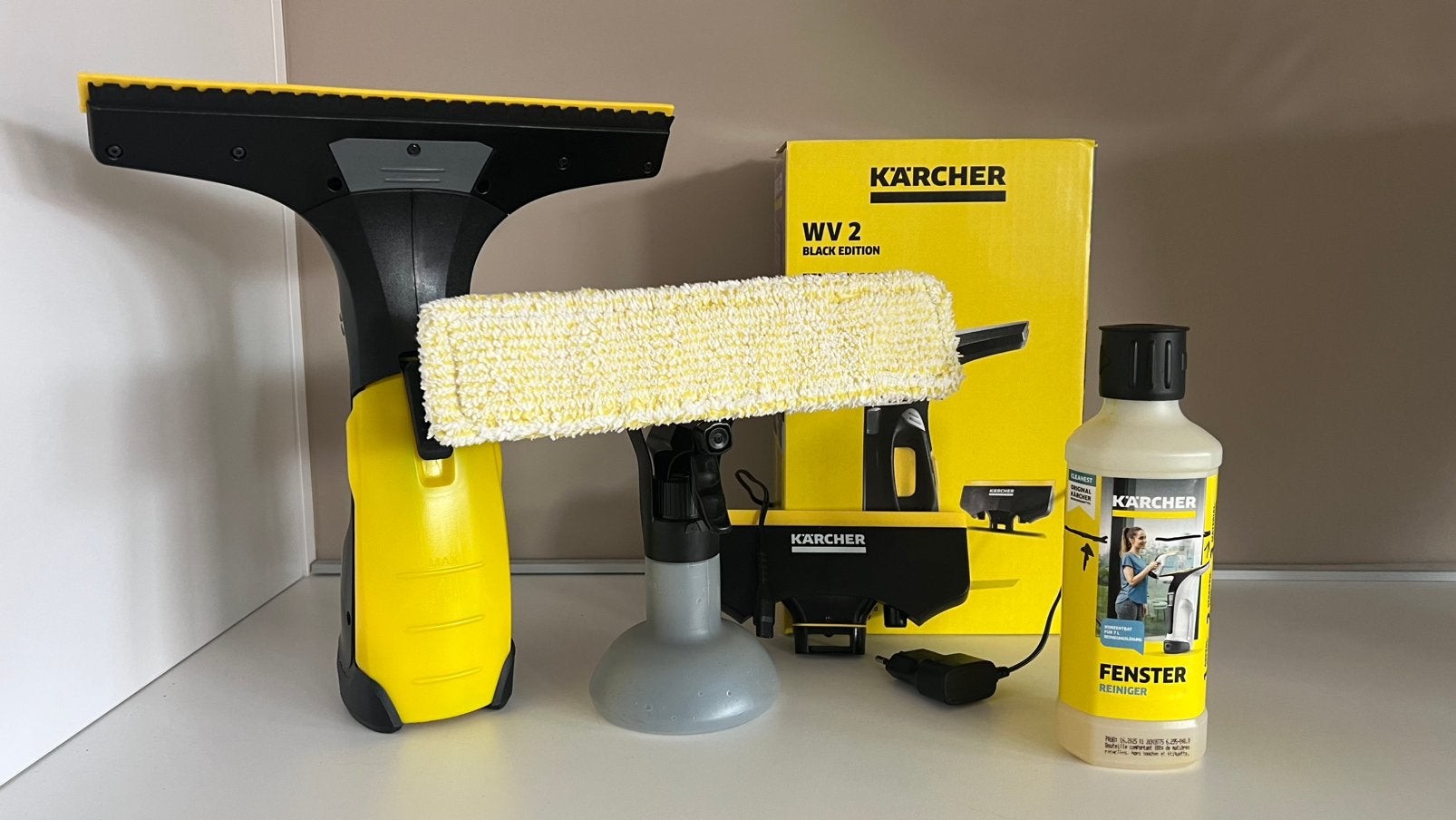 Kärcher WV 2 Black Edition raamreiniger–compleet–perfecte st, Ophalen of Verzenden, Overige typen