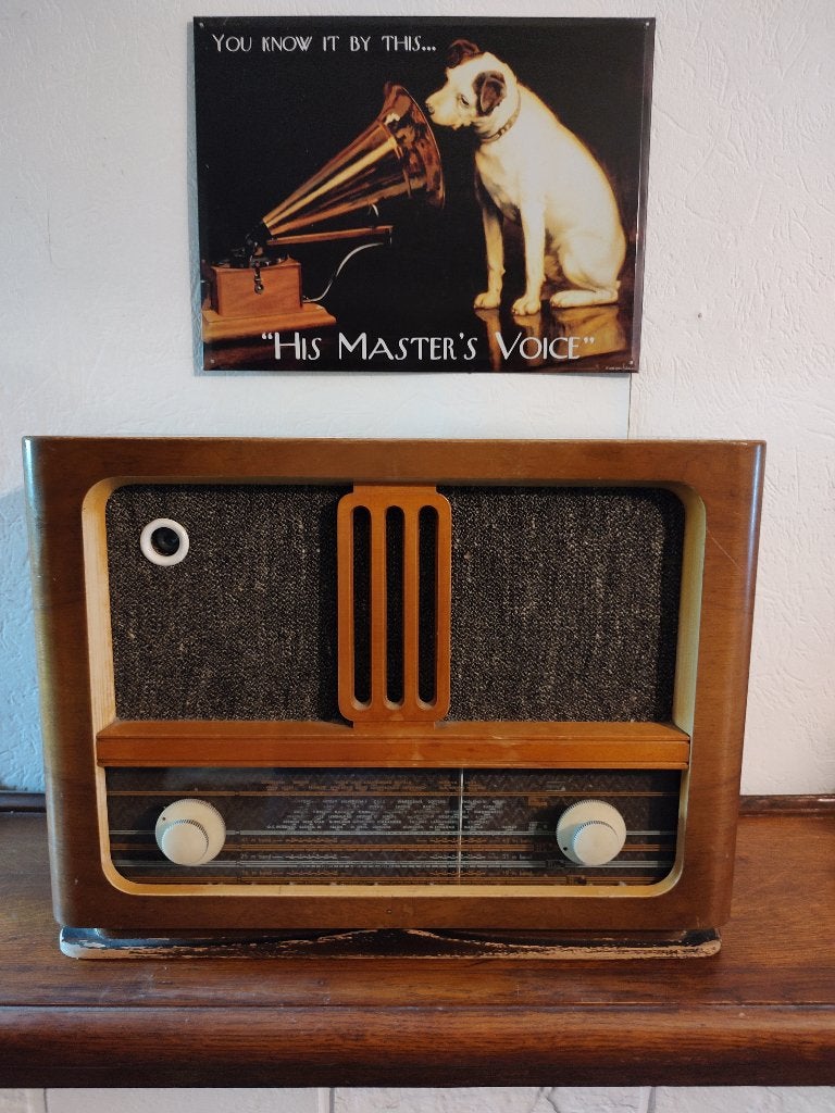 Vintage radio, antieke radio Aristona, Antiquités & Art, Antiquités | TV & Hi-Fi, Enlèvement